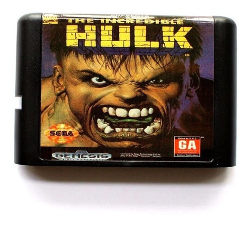 El increíble Hulk O Incrivel Hulk Mega Drive Genesis