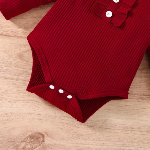 Suit Para Niñas Con Botones Abiertos Y Falda A Cuadros