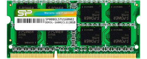 Memoria Ram 8gb Ddr3l 12800l 1600mhz Sodimm Silicon Power