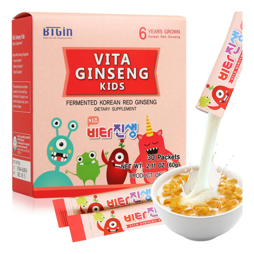 Vita Ginseng Kids Inmune Support And Memory Function For Chi