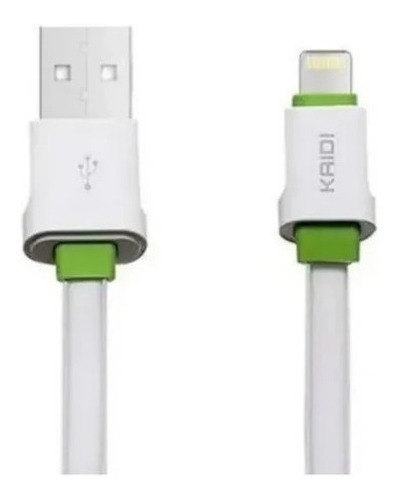 Cabo Usb Carregador 2 Metros Kaidi Para iPhone 8 Xr 11 12 13