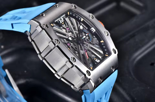 Reloj De Cuarzo Japones Pagani Design Pd-1738 Silver Blue Azul Plateado Negro