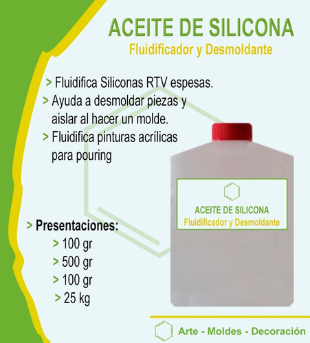 Aceite De Silicona - Fluidificador Y Desmoldante - Iseriq