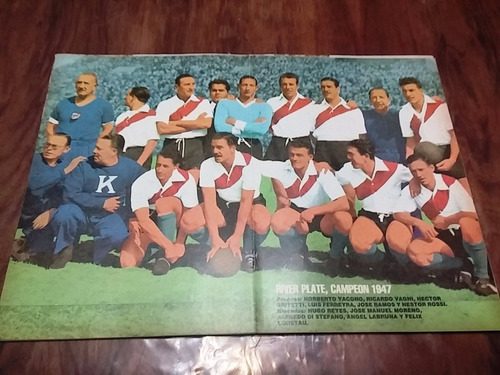 Poster River Plate Campeon 1947  Ideal Decoracion