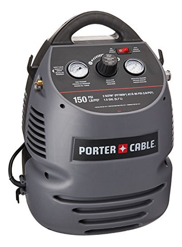 Porter-cable Cmb15 - Compresor De Aire Sin Aceite Con Mangue