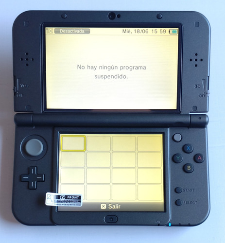 Nintendo New 3ds Xl Buen Estado Con Muchos Accesorios Negro Metálico