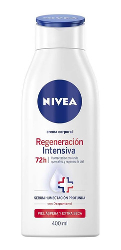 Imagen 1 de 1 de Crema Corporal Nivea Reparación Intensiva Para Piel Extra Seca 400ml