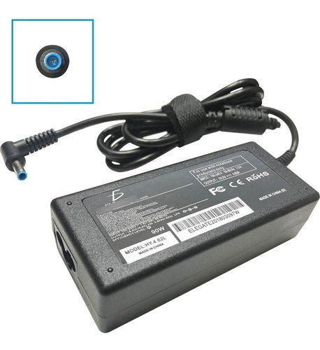 Cargador Compatible Con Laptop Hp Punta Azul 19.5v 3.3a 65w