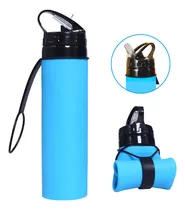 Comprar Botella De Agua Silicona 600ml Botella Plegable Portátil Fría Caliente Termos Recipientes De Plastico