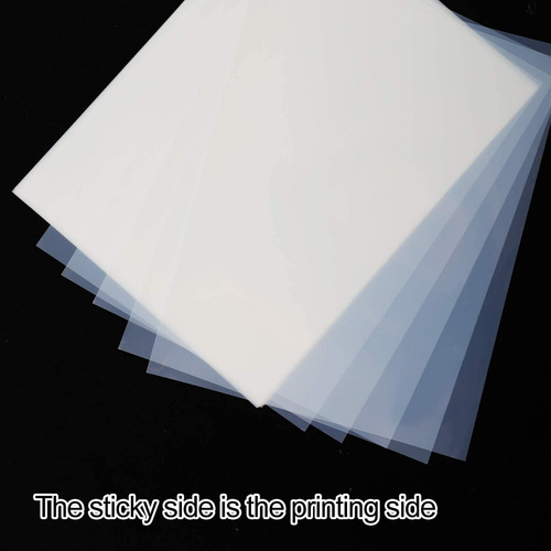 Imagen 4 de 4 de Acetato Inyección De Tinta Inkjet Película Transparente 10pz