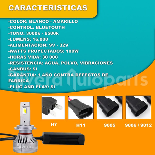 Vst Bluetooth Dual Color Led H9 Alta Infiniti Ex35 2011