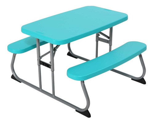 Mesa De Picnic Infantil Lifetime Color Aqua