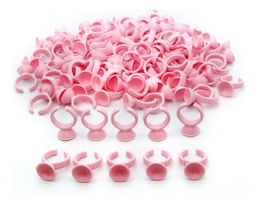 Soporte Desechable De Plástico Para Uñas Y Tatuajes, 100 Uni