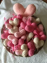Comprar Souvenirs Nacimiento Casamiento Baby Shower Corazón Tejido