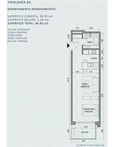 Desarrollo Saavedra 2 Amb 66 M2 2 Baños Amenities