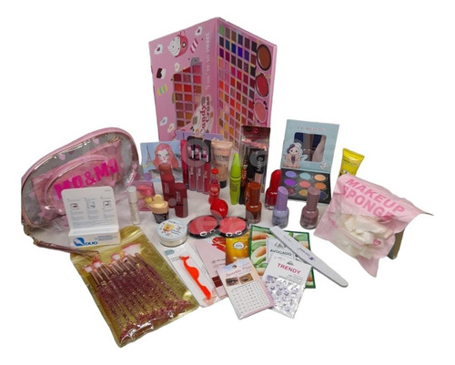 Maquillaje Surtido Kit 40 Pzs Lote Mujer Cosméticos