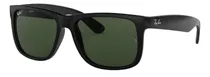 Comprar Lentes De Sol Ray-ban Justin Rb4165 601\u002F71 Uv Verde Protección Uv 601\u002F71 Dark Green Polished Black Polished Black