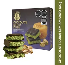 Chocolate Dubai Semiamargo Relleno De Pistache Y Kataifi 100