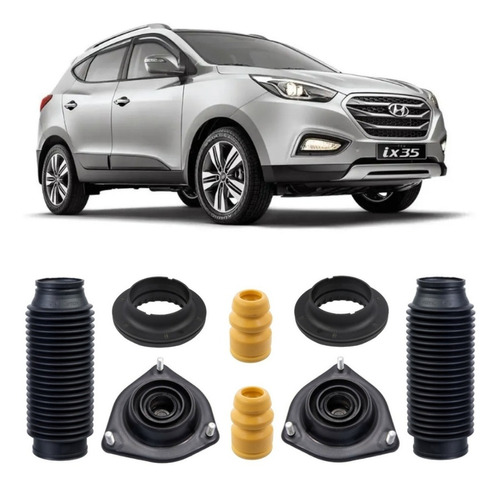 Kit Coxim Batente Amortecedor Dianteiro Hyundai Ix35 2 Lados