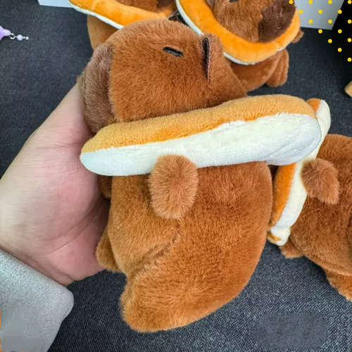 Llavero De Kapibala Muñeca Con B Forma Trinity N