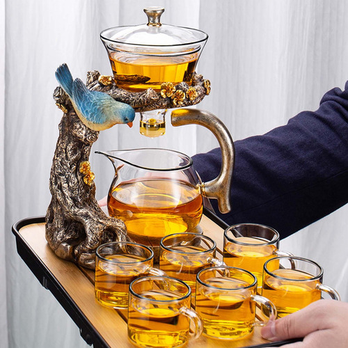 Tetera De Vidrio Semiautomática, Té Suelto Para Regalo De