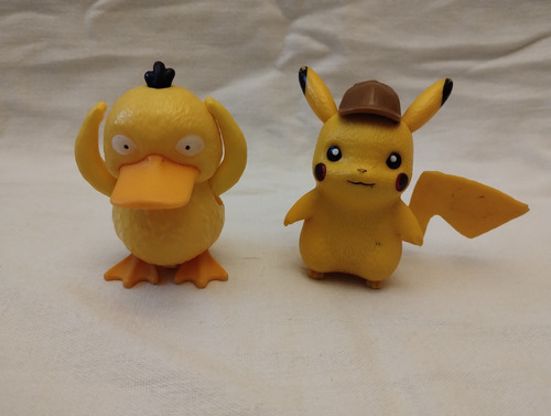 Muñecos Pokémon Burger King Detective Pikachu Psyduck (Usado)