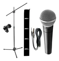 Comprar Combo Microfono Parquer Sn58b + Pie Microfono Funda Cable