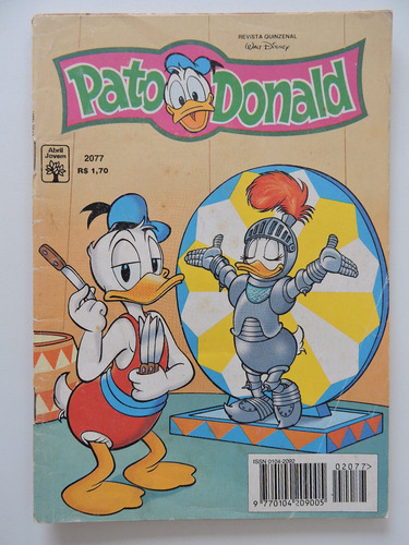Pato Donald #2077 Com Recorte (Usado)