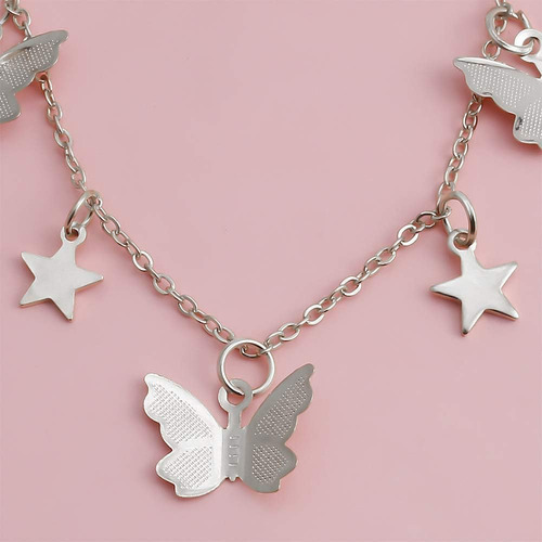 Aimimier Gargantilla De Mariposa Bohemia, Collar Con Colgant
