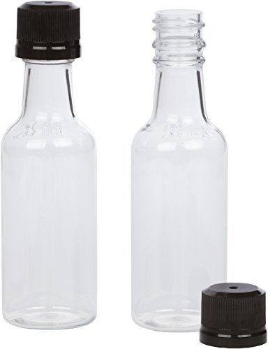 Botellas Mini De Licor 50ml Negras