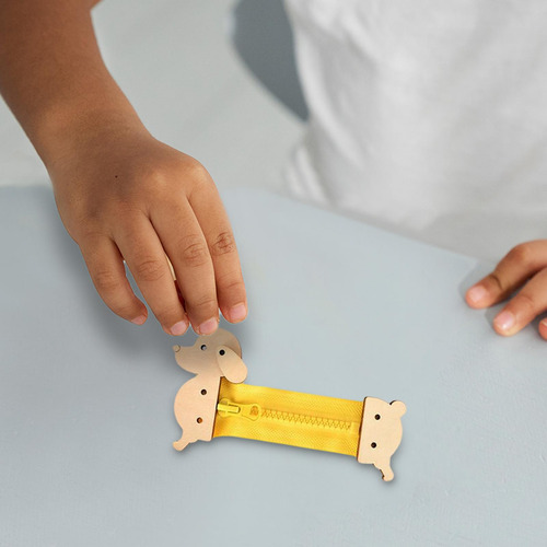 Montessori Busy Board Accesorios Cremallera Desarrollar