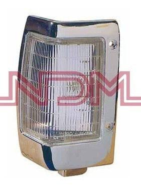 Faro Delantero Izq  Nissan Pick Up 86-02 Cromado 3.0 9c3d 