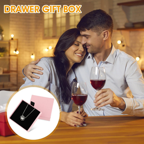 2 Piezas Caja De Regalo De Joyería Pulsera Cajas De Regalo C