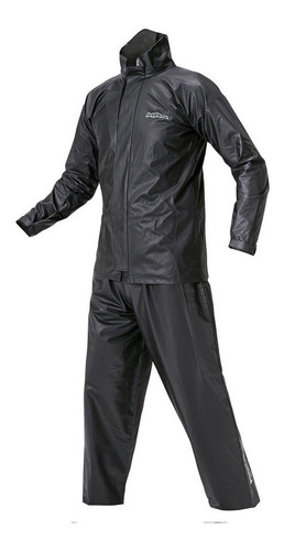 Imagen 3 de 6 de Traje De Lluvia Piloto Mac Blast Negro En Rolling Motors