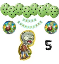 Comprar Pack De Globos Metalizados Plantas Vs Zombies X 15 Unidades Plantas Vs Zombie Nro. 5