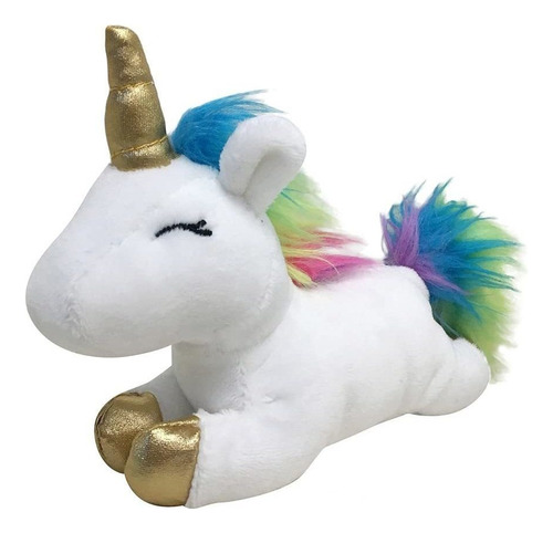 Foufit 85677 - Peluche De Unicornio, Color Blanco