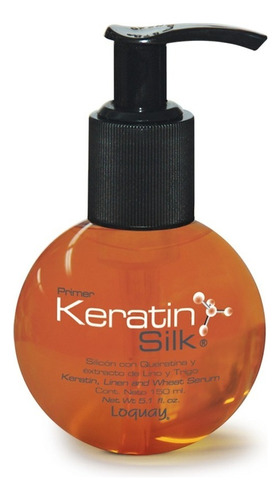 Loquay Primer Keratin Silk - Silicón Con Queratina Cabello Color De Cabello Cualquiera Fragancia Del Tratamiento Queratina