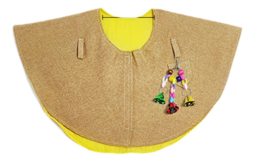 Parrot Anti Protector De Hombro Para Mascotas Paops Amarillo