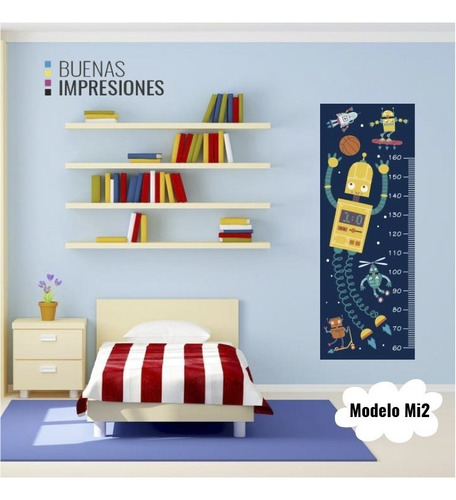 Imagen 3 de 9 de Vinilos Decorativos Medidores Infantiles Animales, Barcos