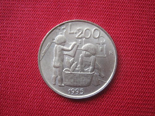 San Marino 200 Lira 1995 Niños 