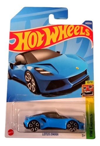 Hot Wheels Lotus Emira Azul Hw Exotics 10/10 Azul