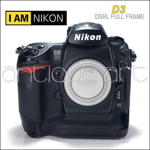 A64 Camara Nikon D3 Fx Full Frame Bateria Cargador Dual Cf (Usado)