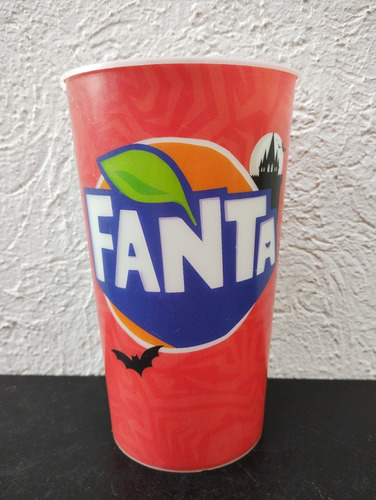 Vaso Promocional Fanta Coca Cola Dracula Vampiro Año 2017 (Usado)
