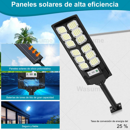 2pz Luz Sensor De Movimiento De Grande Focos Solares Lampara