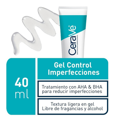 Imagen 3 de 8 de Gel Control Imperfecciones Cerave 40 Ml