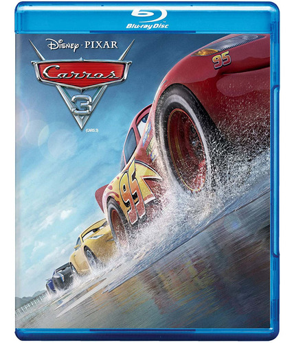 Blu-ray Carros 3 Animação Disney Pixar Dublado Envio