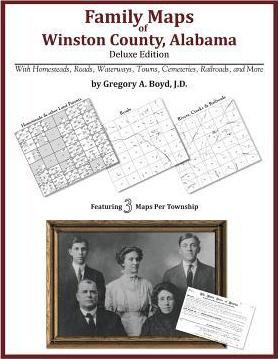 Libro Family Maps Of Winston County, Alabama, Deluxe Edit...