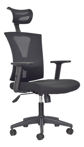 Silla Presidencial Con Apoya Cabezas Brazos Ajustables Malla