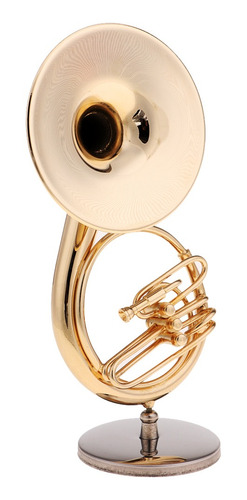 Imagen 3 de 10 de Instrumento De Viento De Latón Sousaphone 1: 6 Con Estuche