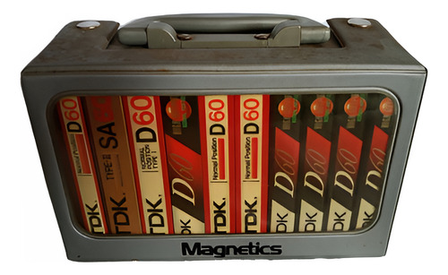 Estuche Con Cassettes Vírgenes Originales (Usado)